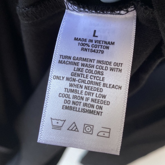 Aeropostale Black Long-sleeve Tee Shirt, Size L, NWT - Picture 6 of 6